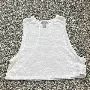 Forever 21 white workout tank top